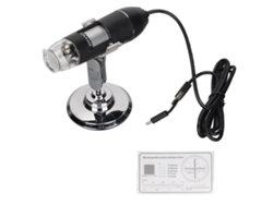 Microscopio Digital Ajustable 3 En 1 8 Led 50x-1600x Usb Type C Micro Usb