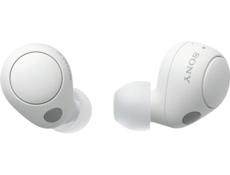 Auriculares Bluetooth True Wireless SONY WF C700N (In Ear - Micrófono - Noise Cancelling - Blanco)