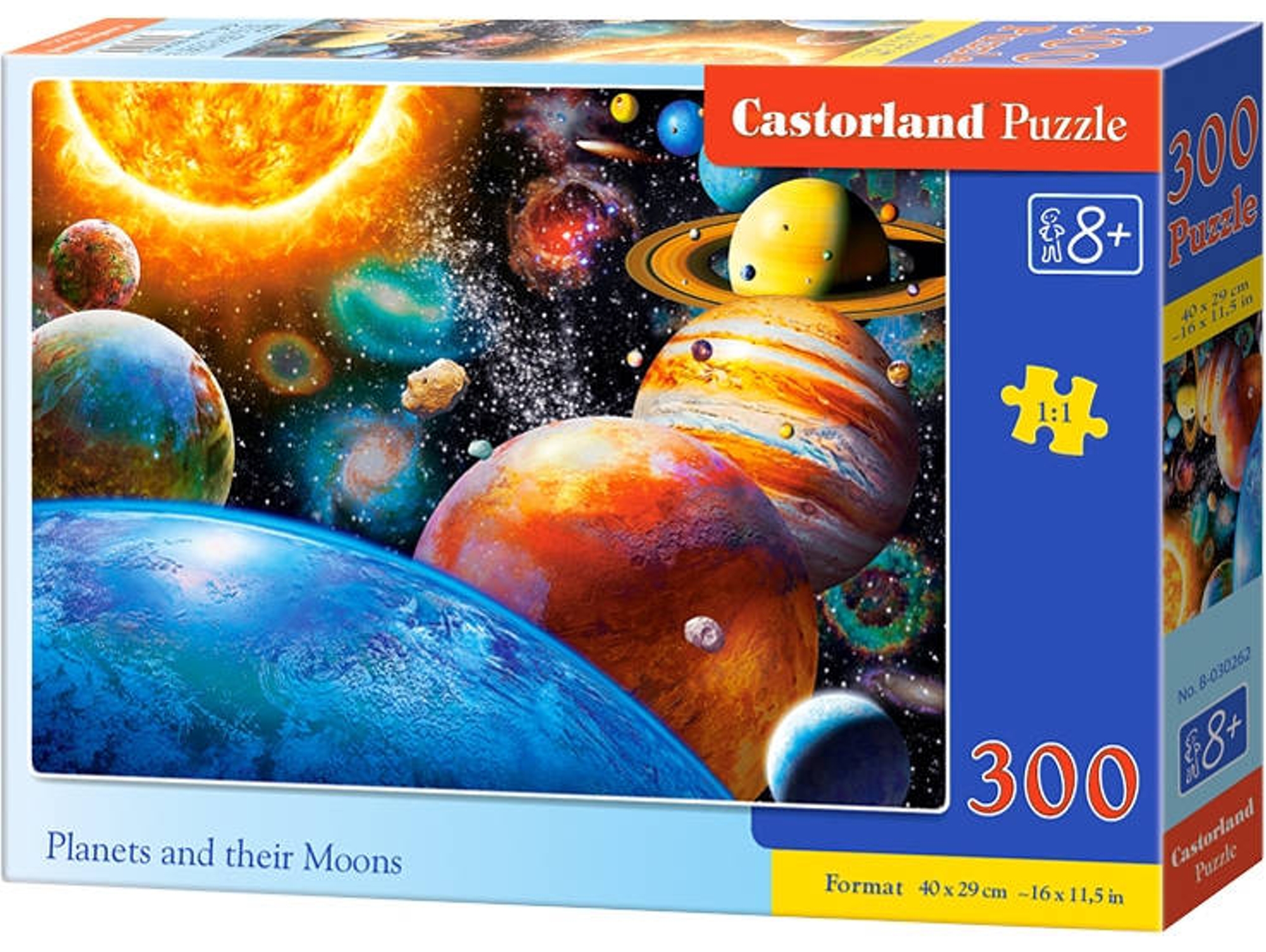 Puzzle CASTORLAND Planets and their moons (300 Piezas)