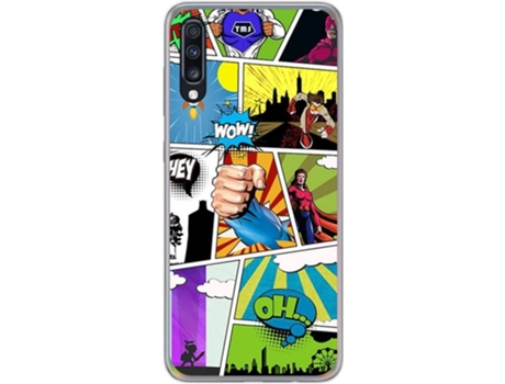 Carcasa Samsung Galaxy A70 TUMUNDOSMARTPHONE Comic Multicolor
