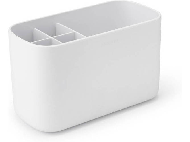 Soporte para Cepillos de Dientes BRABANTIA 280108 Caddy (Blanco - 1,05 kg - 19,6 x 9,9 x 11 cm)