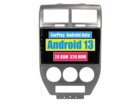 Autoradio Multimedia ROVERONE para Jeep Compass 1 MK 2006 - 2010 CarPlay Android Coche Radio Bluetooth Navegación