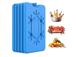 Bolsas de hielo para neveras portátiles, 5 unidades de 200 ml, de larga duración, reutilizables, ideales para loncheras y picnics.