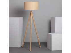 Lámpara de Pie LEDKIA (Beis - Tela - 150x45 cm)