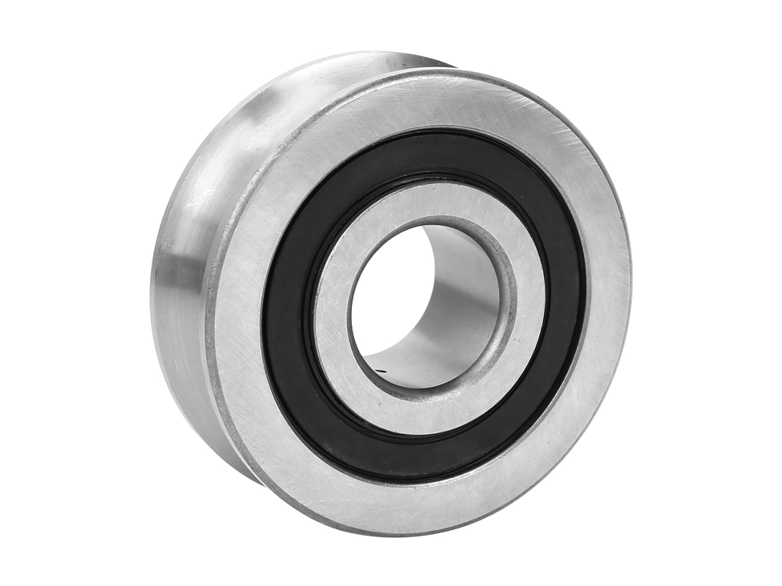 Rodamiento De Riel Con Ranura En U Lfr5206-25, 25x72x23,8 Mm, Rodamiento De Bolas De Acero Inoxidable.