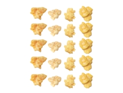 20 piezas de dijes de palomitas de maíz de imitación, decoraciones de resina para hacer joyas
