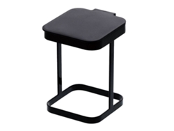 Mini bote de basura japonés de sobremesa con tapa para el hogar, la cocina, la sala de estar y el escritorio, color negro