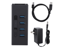 Concentrador De 4 Puertos Usb 3.0 De Alta Velocidad, Divisor, Conmutador, Adaptador De Puerto De Expansión, Estación De Acoplamiento