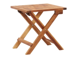 Mesa de centro plegable de jardín 40x40x40 cm de madera de acacia maciza