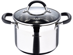 Olla MASTERPRO BGMP-1505-BK (20x14 cm - 4L - Acero Inox)