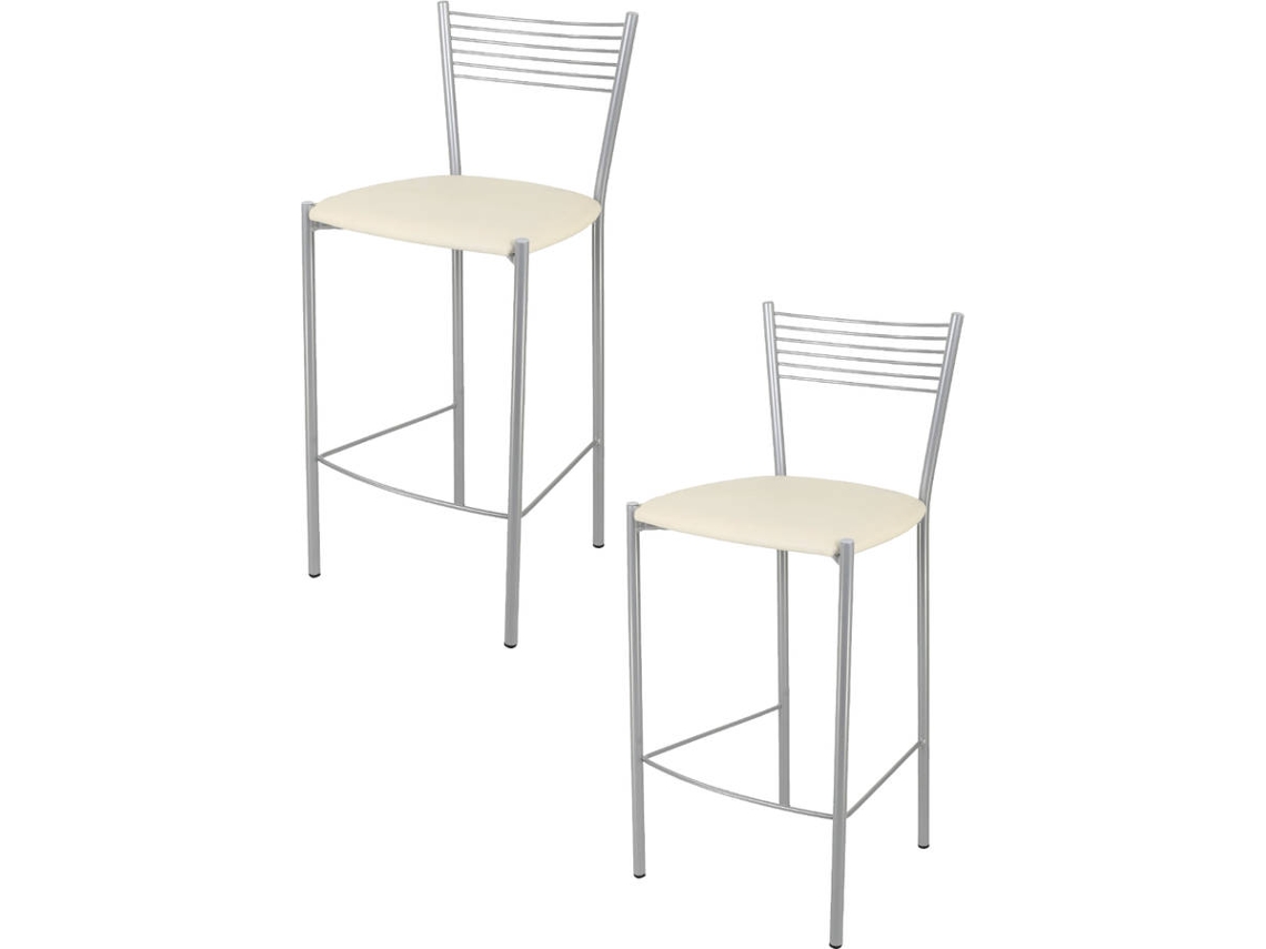 Conjunto de 2 Bancos T M C S Elegance SGMA102AV (Bege - 93x42x43 cm - Aço)