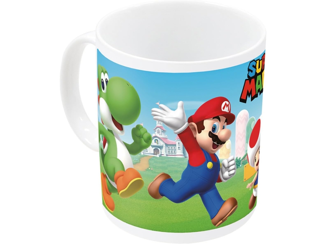 Taza de Mario Bros. Foto grupal de Nintendo 325 ml Tienda