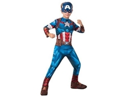 Disfraz de Niño RUBIES Capitan América (Talla: 9-10 años)