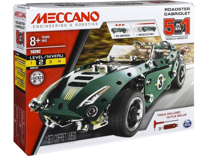 Construcción SPIN MASTER Meccano Roadster