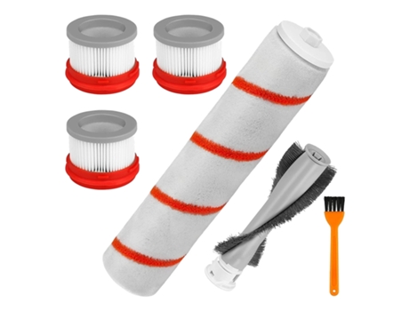 Filtro Hepa de repuesto, cepillo rodante principal, cepillo de rodillo suave para aspiradora inalámbrica Xiaomi Dreame V9 V9D V10, paquete de 6