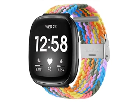 Correa Pulsera Trenzada Flexible para Fitbit by Google Versa 3 Multicolor