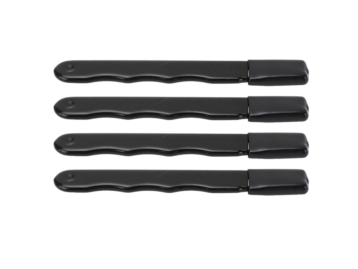 4 Piezas Afilador De Herramientas De Jardín Mini Portátil Para Tijeras De Podar Hiedra Y Jardín Negro Mate