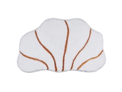 Tapete De Baño Con Diseño De Concha Suave Absorbente Antideslizante Lavable Para Baño Dormitorio Cocina