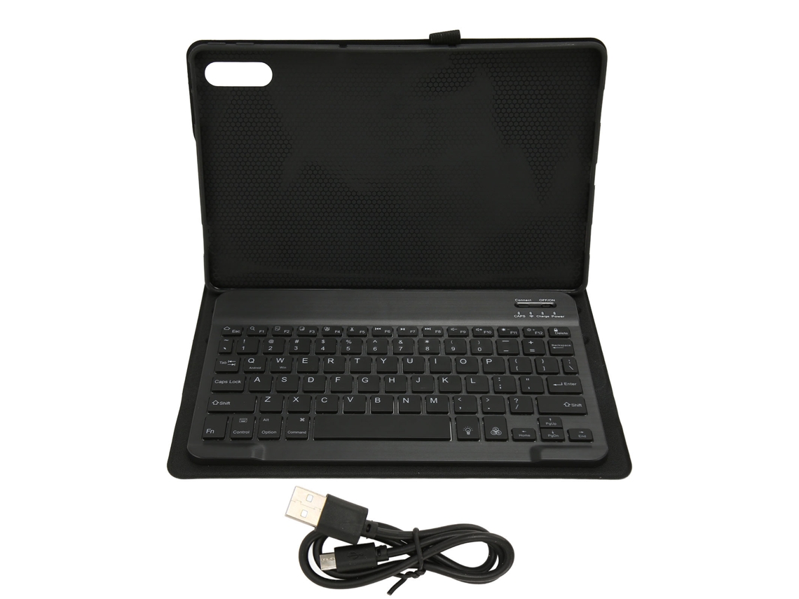 Teclado para tablet (conexión magnética y Bluetooth, iluminación RGB)