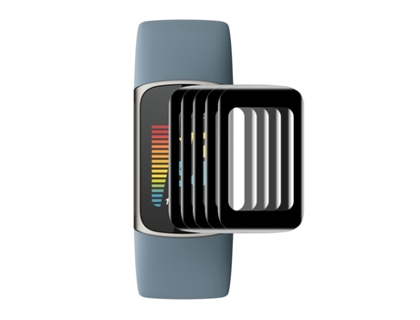 Fitbit Charge 5 / Charge 6 10 piezas ENKAY Hat-Prince 3D pieza de borde curvo Edge PMMA HD película de pantalla