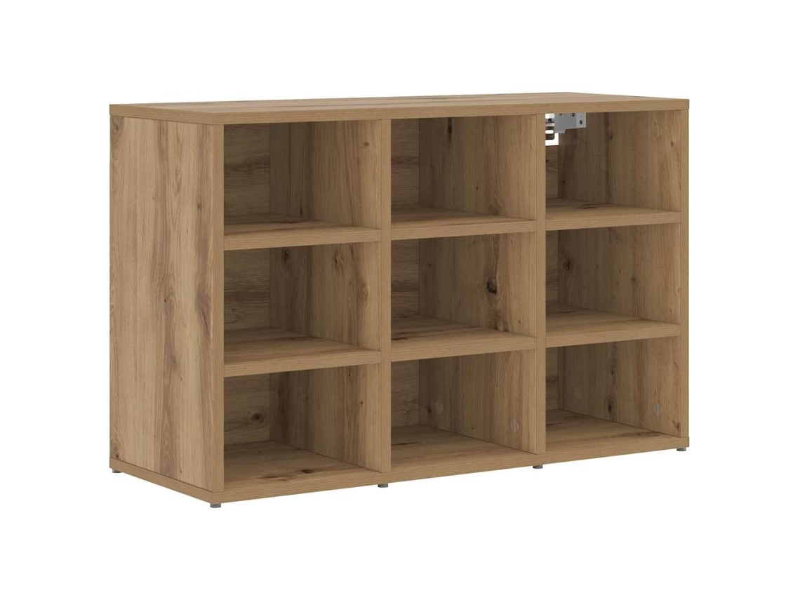 Mueble Zapatero | Armario Zapatero Con Estante Roble Artesanal 77,5 X 30 X 51 Cm
