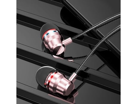 Auriculares con controlador con cable y auriculares para juegos con micrófono [Rosa]