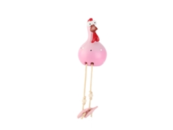 Figura de pollo de cerámica para decoración de jardín