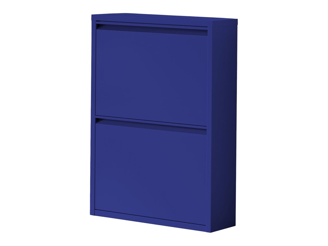 Dos zapateros modernos con puertas dobles, zapatero para pasillo, ideal para guardar y organizar, fabricado por Liptaptyn.