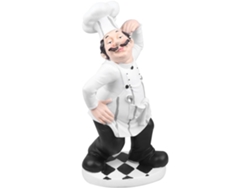 Estatua Original Resina Blanca Estilo Retro Europeo Adorno Decorativo Portátil Estable Cocina Oficina Ideal