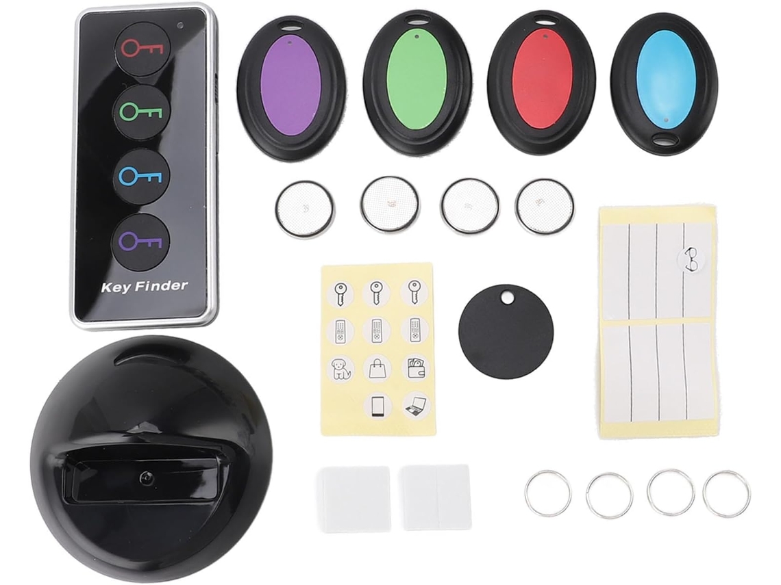 Localizador De Llaves Inalámbrico Led, Batería De Larga Duración, Alcance De 30 Metros Para Llaves.