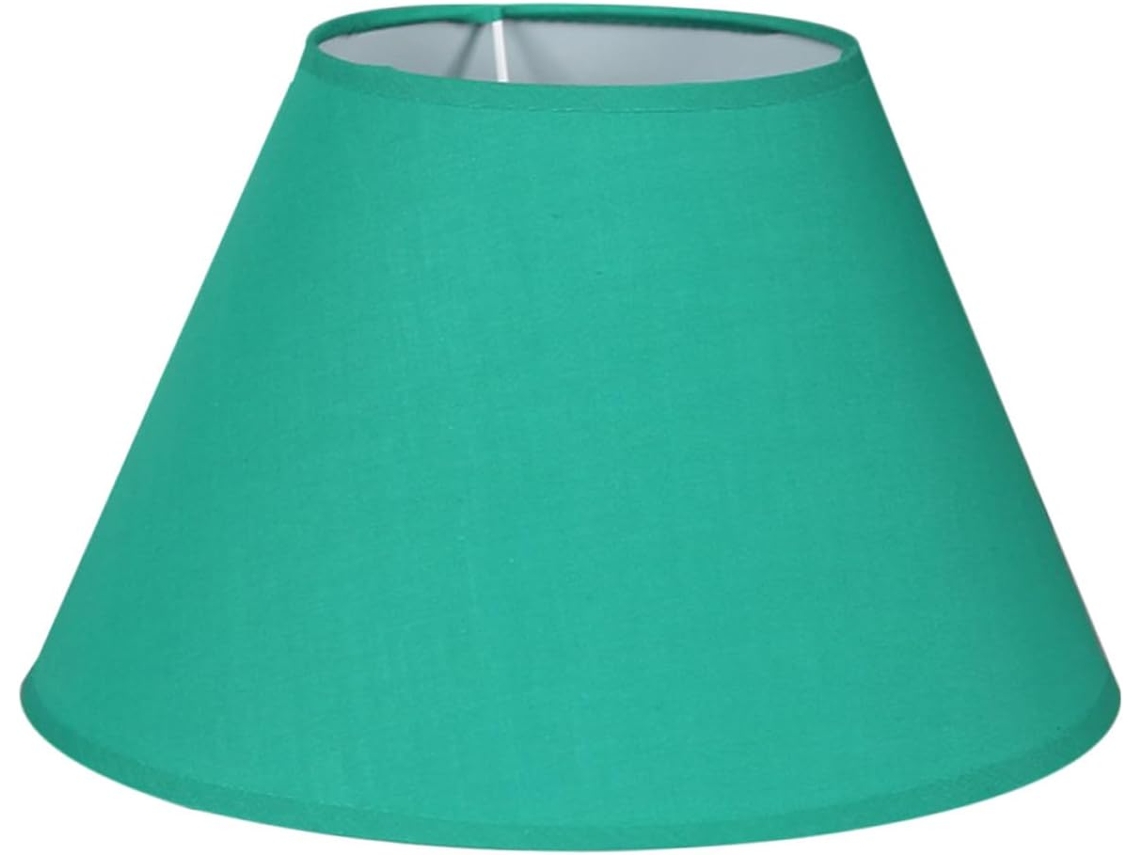 Lámpara De Mesa De Tela E27 Para Oficina, Color Verde.