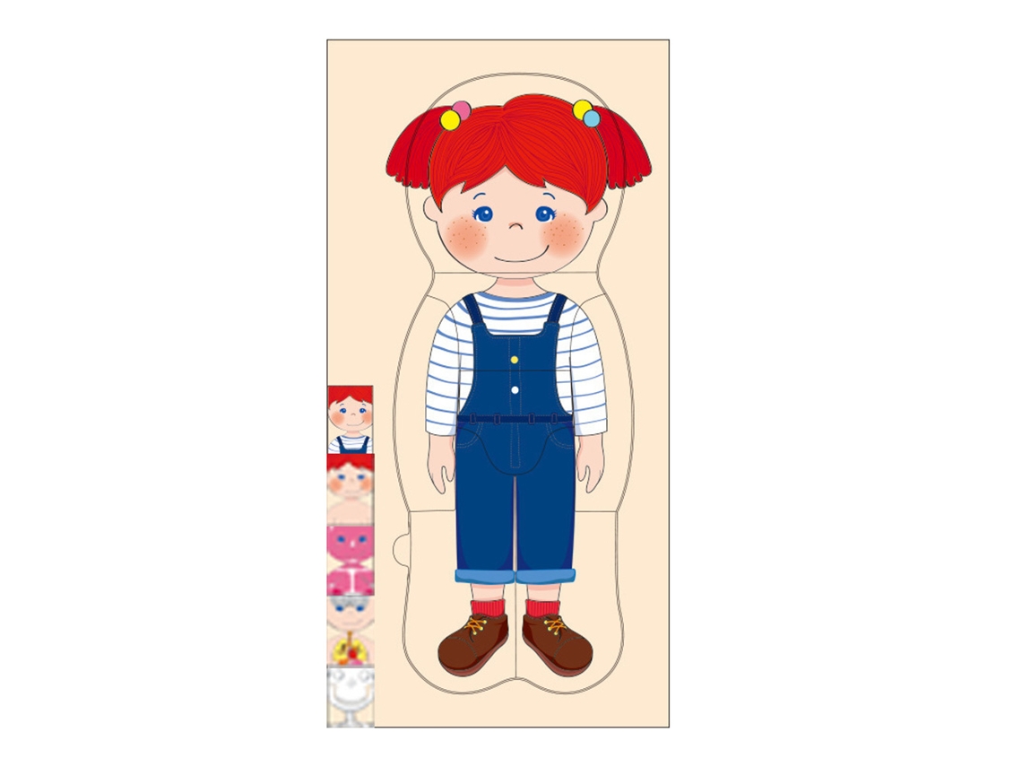 Quebra-cabeça De Anatomia Do Corpo Humano Infantil Madeira Ferramenta Educativa Para Crianças