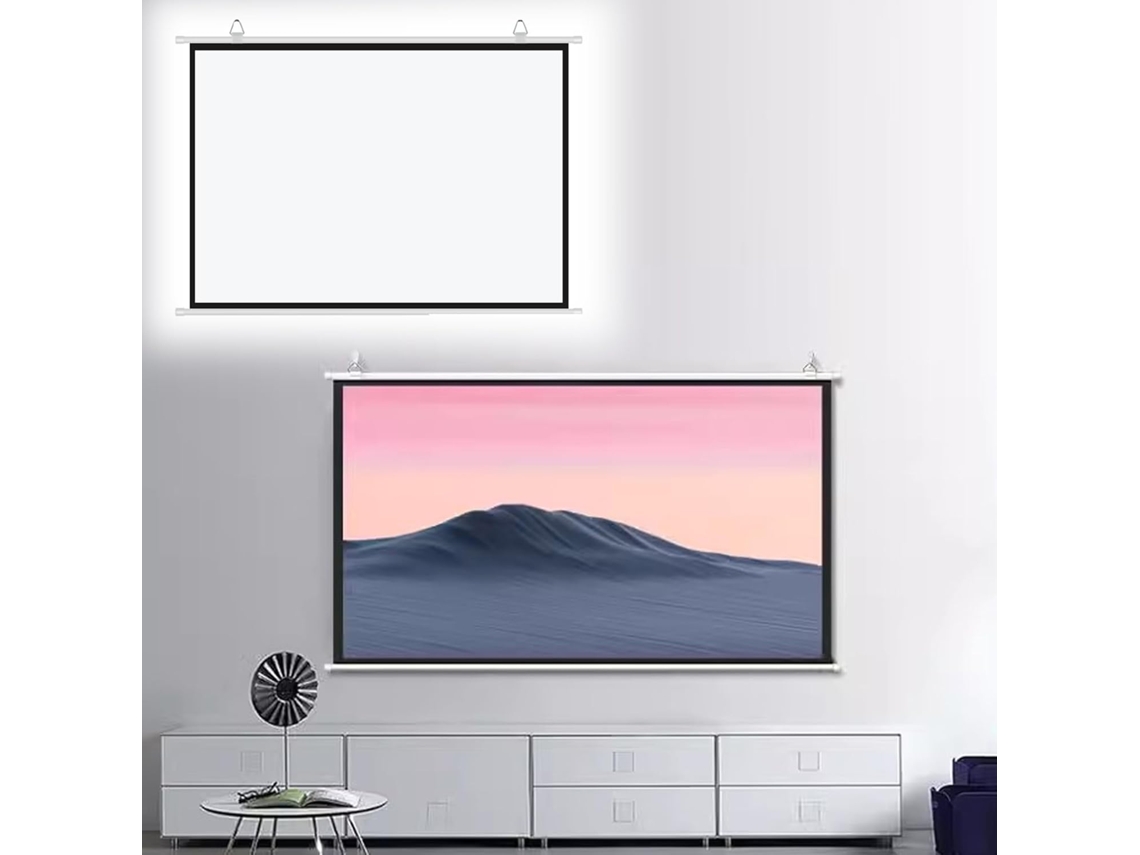 Pantalla De Proyección De 30/40/50/60/72 Pulgadas, Pantalla De Proyector 4k Hd 4:3/16:9, Pantalla Portátil