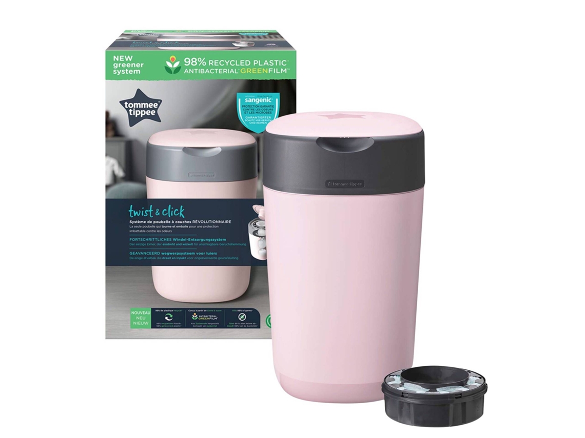 Contenedor para Pañales Twist Click Color Rosa TOMMEE TIPPEE
