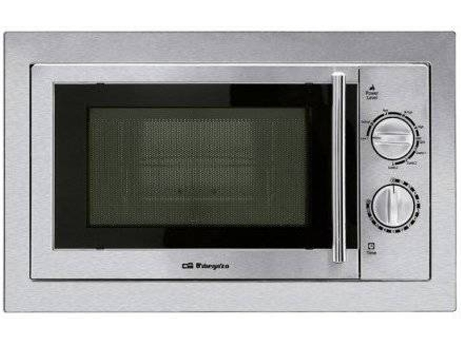 Microondas Integrable ORBEGOZO MIG2033 (20 L - Con grill - Inox)