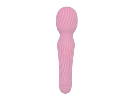Vibrador Inalámbrico de Silicona a Rayas de 10 Velocidades para Mujer (Rosa) OEMG