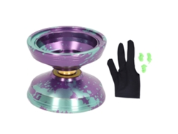 2026-yoyo Profesional Inactivo De Aleación De Aluminio Juguete Regalo De Cumpleaños Con Cuerda Guante Para Niños Verde