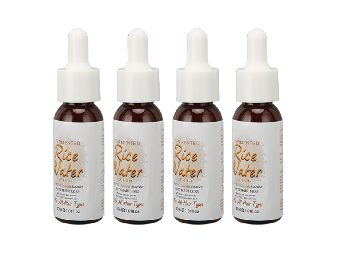 4pcs Aceite Para Crecimiento De Cabello Hidratante Nutritivo Serum Activador De Crecimiento 30ml