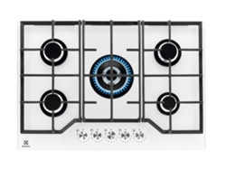 Placa de Encimera de gas de Encastre ELECTROLUX (740 mm - Blanco)