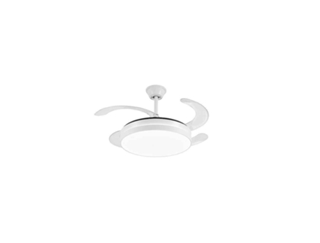 Ventilador DC MINA S music blanco altavoz RGB conectividad APP AKUNADECOR