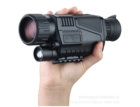 Monocular ENZONS Visión Nocturna Digital con Tarjeta de 16Gb para Observación de Juegos Negro-Negro