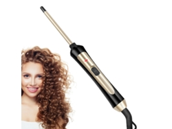 Curlador Fino Profissional De 9 Mm, Cerâmica Resistente A Irritação, Escolha Ideal Para Criar Cachos Firmes E Nítidos