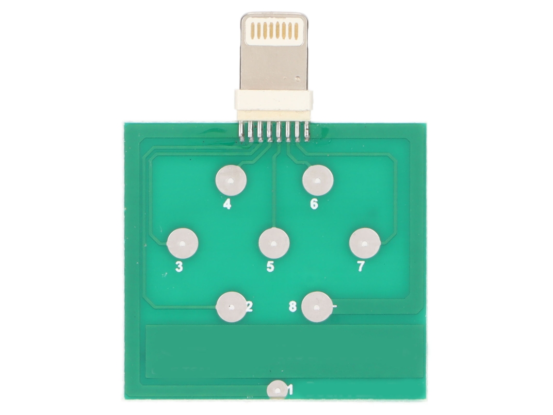 Placa De Prueba Flex De Docking De Carga Para Herramienta De Prueba De Potencia De Batería De Teléfonos Ios Y Android