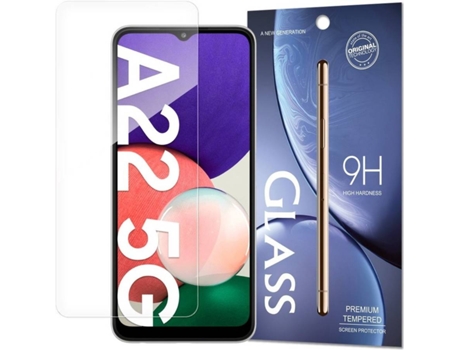 Protector Cristal Templado Samsung Galaxy A22 5G LMOBILE
