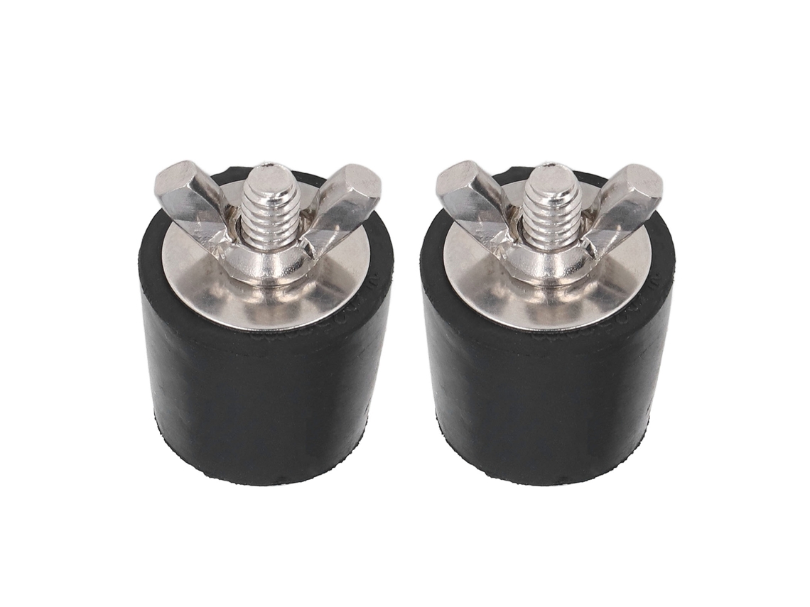 2 cubiertas de goma para piscina de invierno de 25 mm