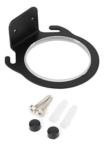 Soporte de pared para secador de pelo negro Vayotoy