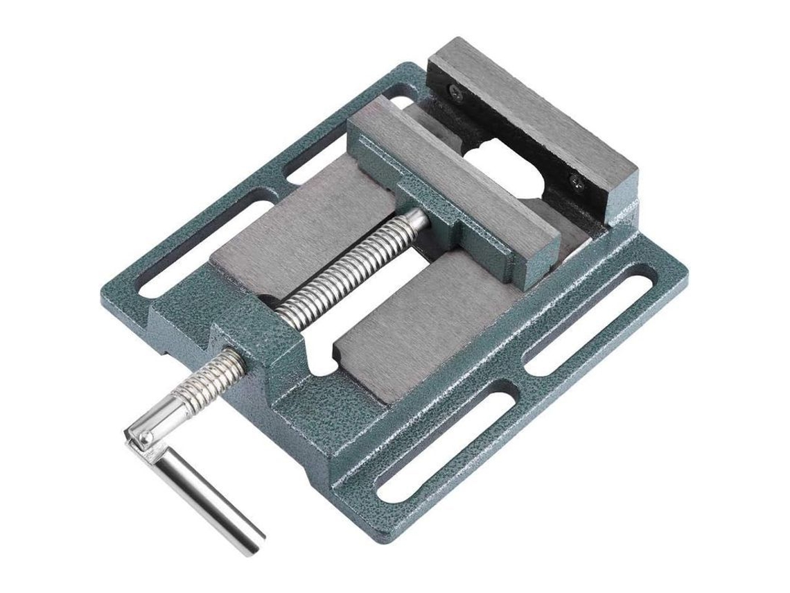 Prensa De Banco Para Milling Y Taladro, 11cm Apertura, Hierro Fundido, 2.2kg, Precisión Alta
