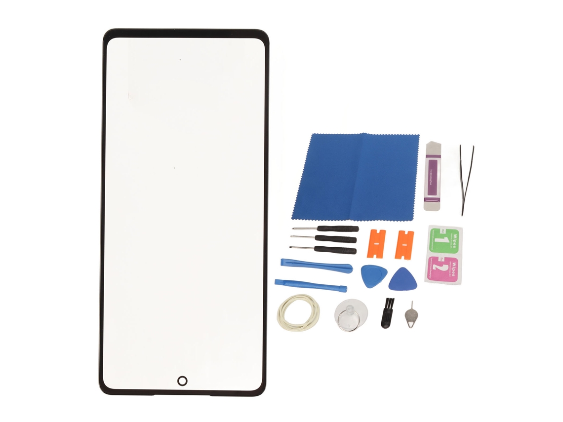 Cristal Frontal Externo De Repuesto Con Herramientas De Reparación Profesionales Para Galaxy S20 Fe Y S20 Fe 5g Negro