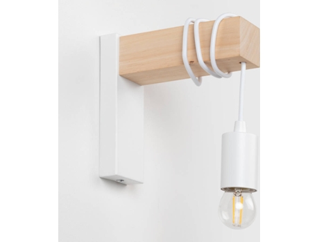 Lámpara de Pared SKLUM Tina (Blanco - Acero)