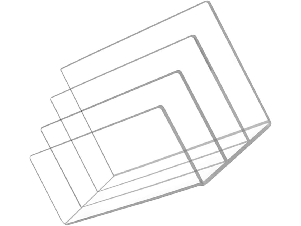 Soporte Para Documentos De Acrílico Transparente 3 Compartimentos Para Oficina, Organizador Para